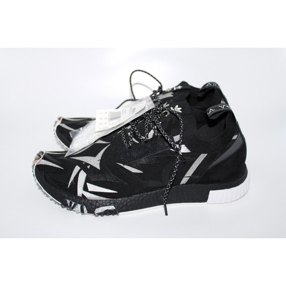 B1 NWoB Juice X ADIDAS Consortium NMD Racer PK BOOST Black DB1777 Sz 10 main image 4